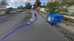  Ηράκλειο: Τοποθετούν νέα πλαστικά κολονάκια στον επαρχιακό δρόμο μπροστά από το ΠΑΓΝΗ