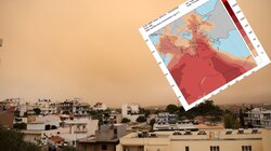 Δύσκολο διήμερο στην Κρήτη με τη μεταφορά αφρικανικής σκόνης 