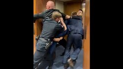  Επεισόδιο στο Καπιτώλιο με διαδηλωτή κατά του πολέμου στο Ιράν - Βίντεο