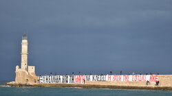 Γιγαντοπανό, Λιμάνι Χανίων