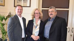 Στον Αντιπεριφερειάρχη Χανίων η Πρέσβης της Αυστρίας - Στο επίκεντρο το μεταναστευτικό στην Κρήτη