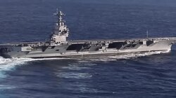 Συναγερμός μετά από φωτιά στο αεροπλανοφόρο USS Gerald Ford - Δύο τραυματίες