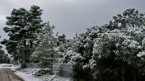Κακοκαιρία «Ελπίς»: Στα λευκά Πεντέλη, Υμηττός και Πάρνηθα