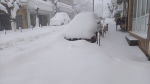 Έφτασε το μισό μέτρο το χιόνι στα Ανώγεια!