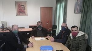 Συνάντηση Κεγκέρογλου με την Ένωση Λιμενικών Κρήτης