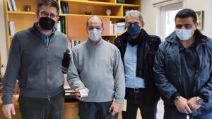 Ο Βαγγέλης Βερνάρδος ο τυχερός της Πρωτοχρονιάτικης πίτας του Δήμου Μαλεβιζίου