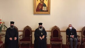 Συνάντηση Γρηγόρη Πασπάτη με τον νέο Αρχιεπίσκοπο Κρήτης