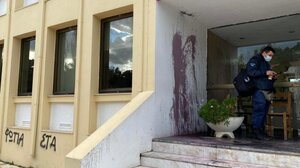 Βανδαλισμοί στο Δικαστικό Μέγαρο Ρεθύμνου