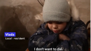 Πόλεμος στην Ουκρανία: «Δεν θέλω να πεθάνω», λέει κλαίγοντας παιδάκι
