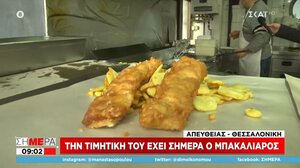 Την τιμητική του έχει, σήμερα, ο μπακαλιάρος