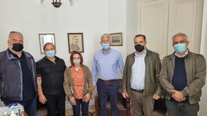 Φορείς της αγοράς των Χανίων συνάντησε ο Μ.Βολουδάκης