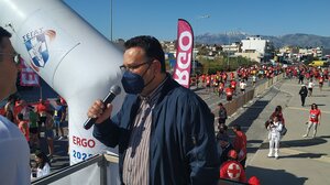 Στις εκδηλώσεις του "Run Greece-Ηρακλειο 2022" αντιπροσωπεία του ΚΚΕ