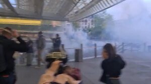 Επεισόδια στο Παρίσι μετά τη νίκη Μακρόν