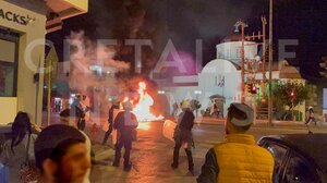 Ανάσταση με τα ΜΑΤ και την πυροσβεστική στον Κατσαμπά