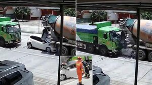 Ο πιο τυχερός οδηγός του κόσμου – Το αυτοκίνητο έγινε «φυσαρμόνικα»