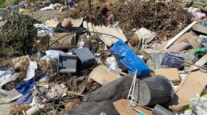 Πρόβατα πεταμένα και ό,τι βάζει ανθρώπου νους έχει παράνομη χωματερή στον δρόμο!