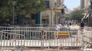 Λείπουν τα υλικά για την ολοκλήρωση των έργων στο κέντρο… το φιλότιμο; 