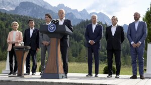 G7: Μήνυμα ενότητας απέναντι στη Ρωσία ενώ «ο πόλεμος επέστρεψε» στο Κίεβο