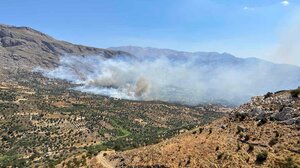 Ανεξέλεγκτη η φωτιά στον Δήμο Αγίου Βασιλείου - Εκκένωση οικισμού