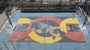 Ο Αντετοκούνμπο με... μουστάκι σε εντυπωσιακό γκράφιτι στην Κρήτη