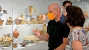 Στο Αρχαιολογικό Μουσείο Ηρακλείου ο Γ. Βαρουφάκης