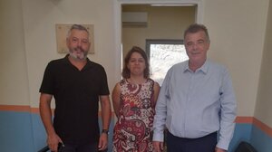 Επίσκεψη Ταταράκη στην Αγία Γαλήνη 