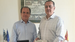 Συνάντηση Μαρινάκη με τον Πρόεδρο της Κρητικής Ομοσπονδίας Αυστραλίας & Νέας Ζηλανδίας