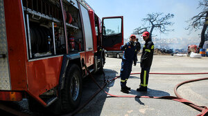 Πυρκαγιά στα Νεόκτιστα Ασπροπύργου