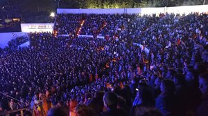 Κοσμοπλημμύρα για τον Θανάση Παπακωνσταντίνου στο Αρκαλοχώρι