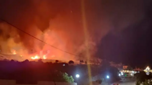 Κεφαλονιά: Έχει πάρει μεγάλες διαστάσεις η φωτιά