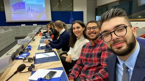 Ο Βασίλης Γαβαλάς στις Βρυξέλλες