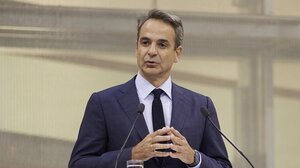  Συνάντηση του Κυρ. Μητσοτάκη με τον επικεφαλής του Προεδρικού Συμβουλίου της Λιβύης Μοχάμεντ αλ Μένφι