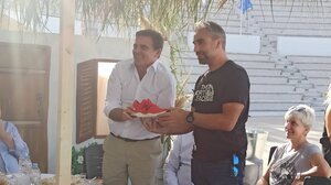 Στο πολύπαθο Αρκαλοχώρι ο Μαργαρίτης Σχοινάς