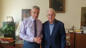 Συναντήθηκαν Λαμπρινός και Nεκτάριος Παπαβασιλείου