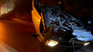 Σοβαρό τροχαίο στο δρόμο της Μεσαράς - Δείτε φωτογραφίες