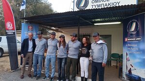 Ο Διευθύνων Σύμβουλος των Μινωϊκών Γραμμών κ. Λουκάς Σιγάλας στην απονομή βραβείων του πανελληνίου πρωταθλήματος J/24