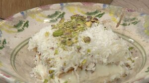 Γλυκό ψυγείου με κρέμα από λουκούμι Γεροσκήπου και ινδοκάρυδο