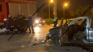 Τροχαίο με δύο τραυματίες στα Χανιά