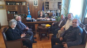 Εθιμοτυπική επίσκεψη του νέου ΔΣ του Αγροτικού Συλλόγου Δήμου Ρεθύμνης στην Αντιπεριφερειάρχη Ρεθύμνης