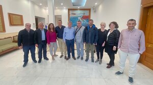 Συνάντηση εργασίας για την ενεργειακή αναβάθμιση των εργατικών κέντρων της Κρήτης