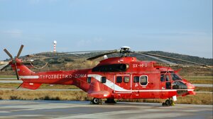 Αεροδιακιμιδή βρέφους με ελικόπτερο του Πυροσβεστικού Σώματος