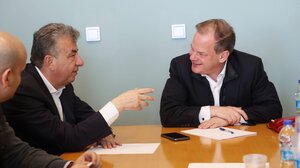 Σύσκεψη εργασίας για το αεροδρόμιο "Ν. Καζαντζάκης"