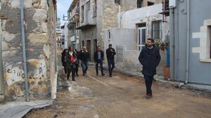 Αυτοψία του Δημάρχου Χανίων στην ανάπλαση στα Ταμπακαριά 