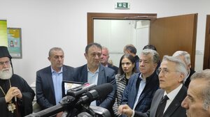 Στα εγκαίνια του νέου κτιρίου του ΙΝΕ/ΓΣΕΕ στο Ηράκλειο ο Σωκράτης Βαρδάκης