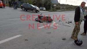 Σοβαρό τροχαίο με τραυματία δικυκλιστή