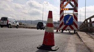 Εργασίες επισκευής αρμών στη γέφυρα της Παντάνασσας