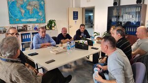 Συναντήσεις Σωκράτη Βαρδάκη στο Αεροδρόμιο Ηρακλείου