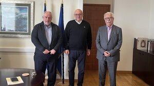 Στον Πρύτανη του Πανεπιστημίου Κρήτης οι Κ. Γαβρόγλου και Κ. Φωτάκης