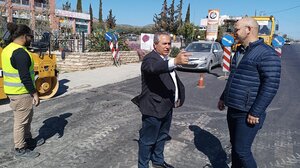 Εργασίες αναβάθμισης της οδικής ασφάλειας στα Καπαριανά Μοιρών του Δήμου Φαιστού