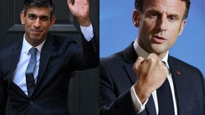 Σύνοδος Μακρόν και Σούνακ στο Παρίσι 